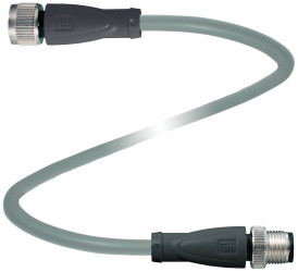 Pepperl+Fuchs 322090 Złącze konfekcjonowane czujnika/aktuatora V1-G-0,5M-PVC-ABG-V19-G-Y32209, piny: 4, 8, 0.5 m, 1 szt.