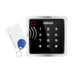Szyfrator dotykowy ORNO RFID zbliżeniowym 12V (IP68)zamek szyfrowy