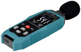 Joy-it Decybelomierz Kolorowy wyświetlacz, Rejestrator danych JT-SLM01 30 - 130 dB 31.5 Hz - 8 kHz USB