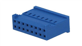 Wtyk Przewód-Płytka Żeńskie He14 2,54Mm 16-Pin Bez Styków 281839-8