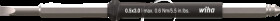 46881 Interchangeable blade, slotted 3.0 mm x 110 mm