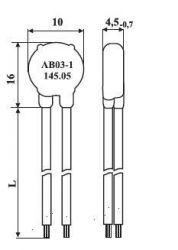 Termostat bimetaliczny AB03-130ST