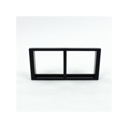 Adapter 2xK45 poziomy S66/14 grafit CONNECT Kontakt-Simon