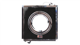 Oprawa Punktowa 1X50w Gx5,3 12V Ip20 Morta Ct-Dsl50-Sr Szkło Srebrna 18512