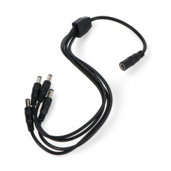 Rozgałęziacz DC 5,5/2,1mm - 4 wtyki - 2,5A/wtyk
