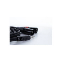 Cordial 14871 Cordial EY 1,5 WMM XLR Y adapter 1x 3.5 mm Jack 2x 3-pin XLR