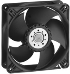 DC axial fan, 48 V, 119 x 119 x 38 mm, 240 m³/h, 50 dB, ball bearing, ebm-papst 4418 H
