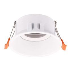 Oczko Sufitowe Podtynkowe Okrągłe Ruchome 1xGU10 IP20 Biały MLOS7239 Milagro