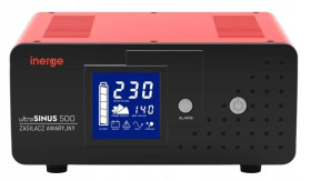 Zasilacz awaryjny ultraSinus 500 D (500VA/300W) 12V/230V EPS-12-500-D3 INERGE
