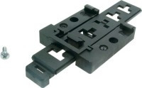 T35UCHWYT1 Uchwyt plastikowy do obudów na szynę T-35 (euroszynę DIN) - czarny - Bopla