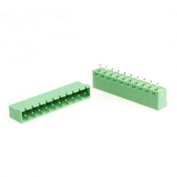 ZŁĄCZE TB 10PIN R-5.08MM MĘSKIE PROSTE ZAMKNIĘTE PCB RoHS