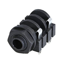 Rean NYS2122 AV 6.35mm Audio Jack Socket 2 Pins 1pc