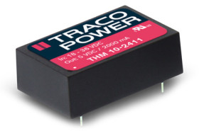 Przetwornica DC-DC, 10W, Uwe 18 → 36 V DC, Uwy ±12V dc, Iwy ±416mA, TRACOPOWER Tak