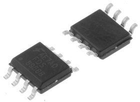 MOSFET N/P-kanałowy-kanałowy 4,5 A; 6,4 A SOIC 30 V SMD Izolacja 1,6 W, 2 W 39 mΩ, 80 mΩ