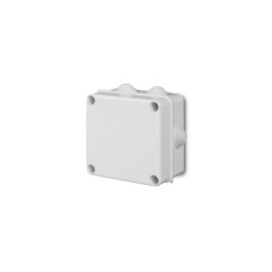 Puszka n/t PK-5 hermetyczna IP55 133x133x83 biała 0252-00 EP-Lux Elektro-Plast