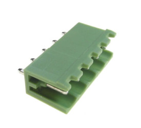 TBMP 5105 listwa rozłączalna prosta męska 5pin; raster 5,08