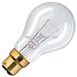 B22 230V 100W A60/Ms klar Helios 3486