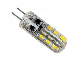 Żarówka LED G4 2W barwa naturalna silikon 12V