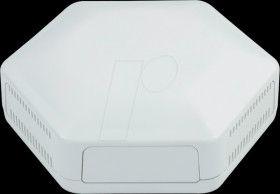 CBHEX1-24-WH Hex box with 2 solid and 4 ventilated elements, white