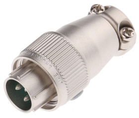 Złącze okrągłe 3-pinowe Miniature Kabel Wtyk JAE Męski SRCN