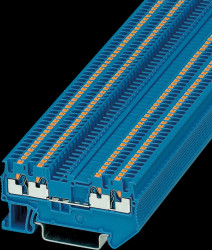 3208208 Continuity terminal, PT 1.5/S-Quattro blue