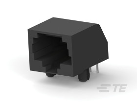 Złącze RJ45 Żeński Złącze RJ45 Przewlekany Cat3 TE Connectivity, 90° 8-żyłowe