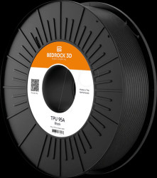 TPU-2308B075 TPU 95D filament, black, 2.85 mm, 750 g