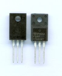 FDPF17N60NT VMOS 17A 600V 17/10/68A 62W TO-220F TRANZYSTOR POLOWY