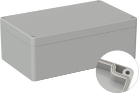 PC enclosure, (L x W x H) 200 x 120 x 75 mm, light gray (RAL 7035), IP66, 5U220100