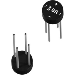Diotec Semiconductor bridge rectifier, 250 V, 600 V (RRM), 2 A, round bridge, 9 x 5.1, WOG, B250R