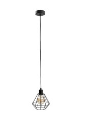 Lampa wisząca loftowa 1xE27 FOSKAL BLACK