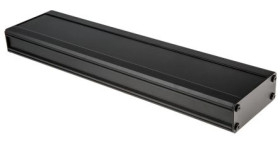 Obudowa radiatora Czarny IP40, 400 x 100 x 41mm, RS PRO