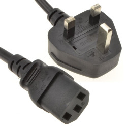 5A Fused Mains Power Cable - UK plug