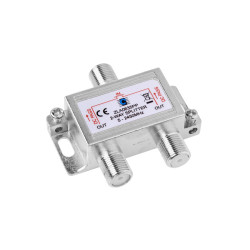 F rozgałęźnik antenowy małostratny 2 wyjścia