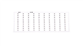 Oznaczniki Mini-Wsb 10X 41-50 Biały 248-506 /5Szt./