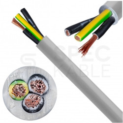 Kabel sterowniczy JZ-500 3x2,5mm2 szary 300/500V numerowany olejoodporny linka Helukabel