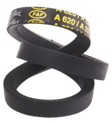 Pas napędowy, profil A, materiał: PET, guma, 13mm x 8mm x 585mm, RS PRO