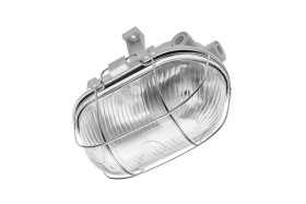 Oprawa kanałowa SANGUESA KAM E27 max.40W AC220-240V IP54 ABS/szkło/metalowa kratka, biała OS-KAM060-00