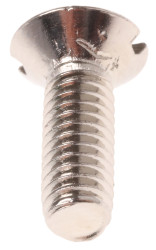 Śruby maszynowe M4 łeb z łbem stożkowym Mosiądz długość 12.0mm skok 0.70mm