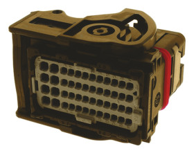 Złącze samochodowe 48-pinowe Molex 4-rzędowe Żeński 2.5 A, 12 A CMC Montaż na kablu Połączenie zagniatane Obudowa