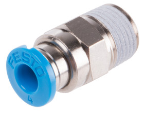 Złączka pneumatyczna R 1/8 męskie Wciskane 4 mm Festo Adapter gwintowany prosty R 1/8 męskie