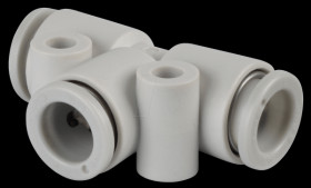 T-connector, 3x Ø 8 mm