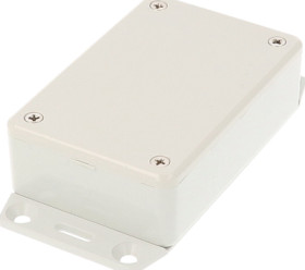 ABS enclosure, (L x W x H) 85 x 56 x 26 mm, light gray (RAL 7035), IP54, 1591MF2SGY