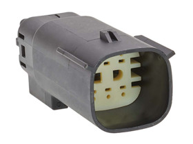 Złącze samochodowe 6-pinowe Molex 2-rzędowe Męski MX150 Montaż na kablu Lutowane Obudowa zagniatana