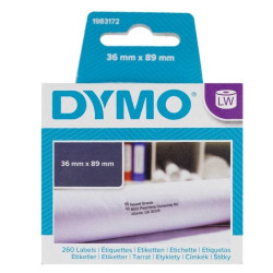 Duża etykieta wysyłkowa 36x89mm biała do drukarek dla okazjonalnych użytkowników 1983172 /1rolka x 260szt./