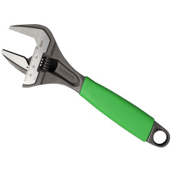 Bahco 9031-XE 9031 ERGO&#x2122; Extra Wide Jaw Adjustable Wrench Phosphate Green 218mm