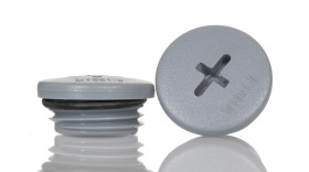 Zaślepka M16 Guma chloroprenowa (O-ring/uszczelka), Poliamid Szary Alpha Wire Gwintowany