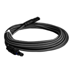 Przedłużacz solarny kabel 6mm2 z wtykami MC4 czarny 1m DV-8386-FOT