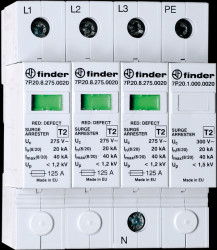 7P.24.8.275.1020 SPD type 2, for 5-wire system, N+PE separate