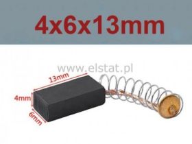 Szczotki węglowe 4x6x13mm; do elektronarzędzi